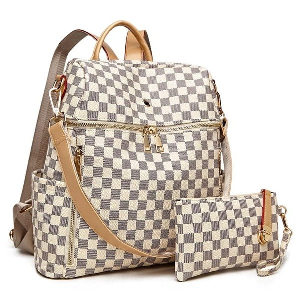 Checkered Wallet, Checkered Purse, Checkered Bag, PickTook